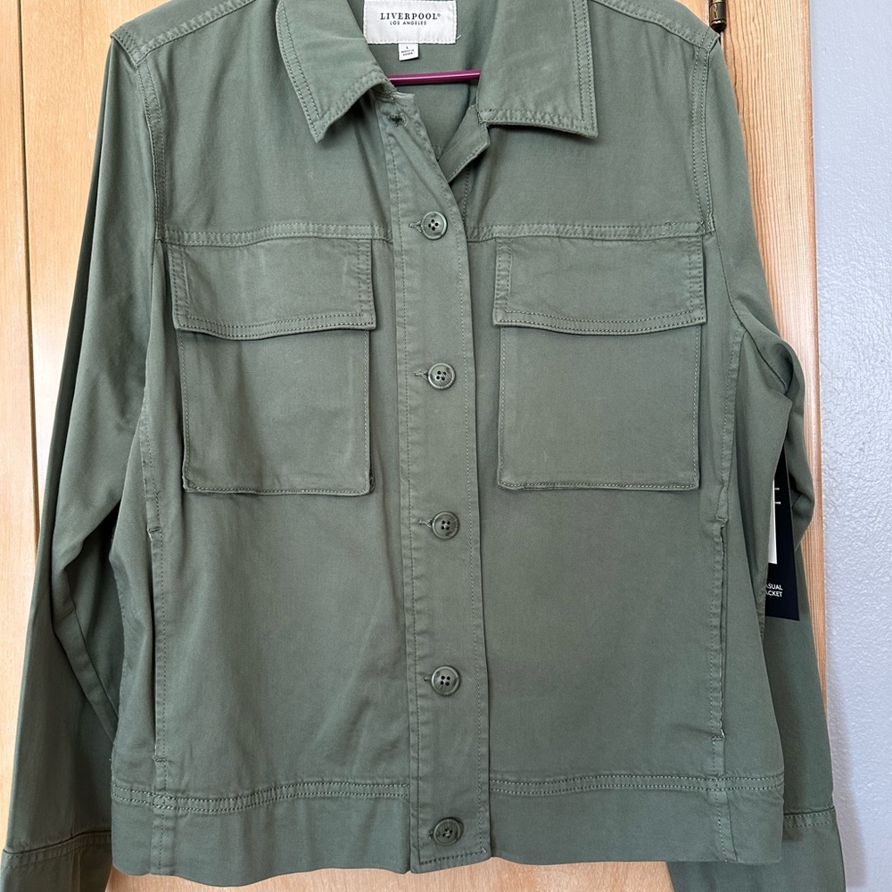 Liverpool Women's Utility Jacket in Olive